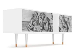 Mueble de TV - 170х69х48 cm - T1 - Blau Schuyte, Branco^ Móvel De Tv