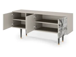 Móvel De Tv| Mueble de TV - 150х69х41 cm - T5 - Blau Schuyte, Areia Bege