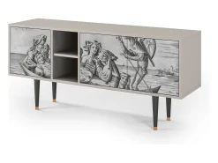Móvel De Tv| Mueble de TV - 150х69х41 cm - T5 - Blau Schuyte, Areia Bege