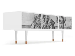 Best Mueble de TV - 170х59х48 cm - T4 - Blau Schuyte, Branco Bege