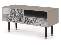 Móvel De Tv| Mueble de TV - 115х59х48 cm - T3 - Blau Schuyte, Areia Bege
