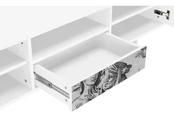 Móvel De Tv* Mueble de TV - 170х59х41 cm - T6 - Blau Schuyte, Branco Bege