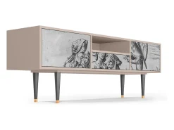 Móvel De Tv* Mueble de TV - 170х59х41 cm - T6 - Blau Schuyte, Latte Bege