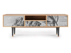Clearance Mueble de TV - 170х59х41 cm - T6 - Blau Schuyte, Nogueira Castanho