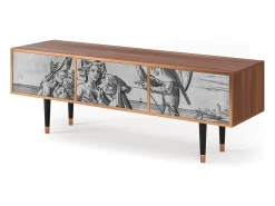 Best Mueble de TV - 170х59х48 cm - T4 - Blau Schuyte, Nogueira Castanho