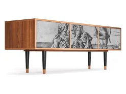 Best Mueble de TV - 170х59х48 cm - T4 - Blau Schuyte, Nogueira Castanho