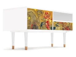Mueble de TV - 115х59х48 cm - T3 - Blood by James Jean, Branco^ Móvel De Tv