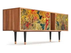 Móvel De Tv| Mueble de TV - 170х69х48 cm - T1 - Blood by James Jean, Nogueira Castanho