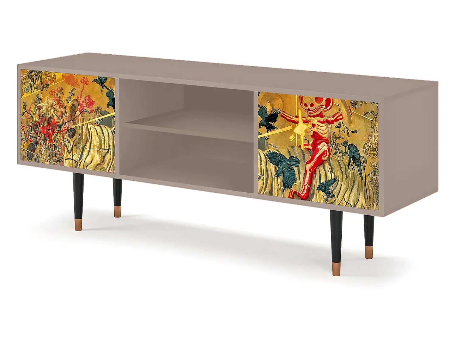 Mueble de TV - 170х69х48 cm - T2 - Blood by James Jean, Latte^ Móvel De Tv