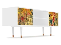 Móvel De Tv* Mueble de TV - 170х69х48 cm - T2 - Blood by James Jean, Branco Bege