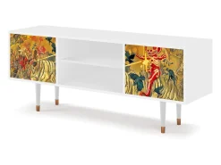Móvel De Tv* Mueble de TV - 170х69х48 cm - T2 - Blood by James Jean, Branco Bege
