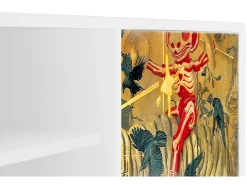 Móvel De Tv* Mueble de TV - 170х69х48 cm - T2 - Blood by James Jean, Branco Bege