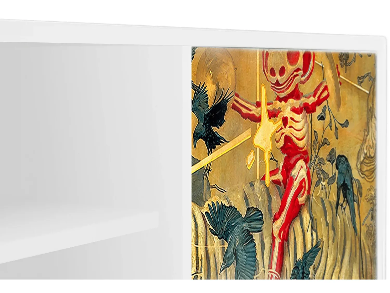 Móvel De Tv* Mueble de TV - 170х69х48 cm - T2 - Blood by James Jean, Branco Bege