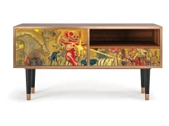 Mueble de TV - 115х59х48 cm - T3 - Blood by James Jean, Nogueira^ Móvel De Tv