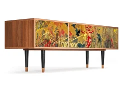 Móvel De Tv* Mueble de TV - 170х59х48 cm - T4 - Blood by James Jean, Nogueira Castanho