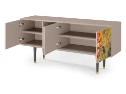 Móvel De Tv| Mueble de TV - 150х69х41 cm - T5 - Blood by James Jean, Latte Bege