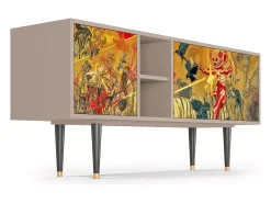 Móvel De Tv| Mueble de TV - 150х69х41 cm - T5 - Blood by James Jean, Latte Bege