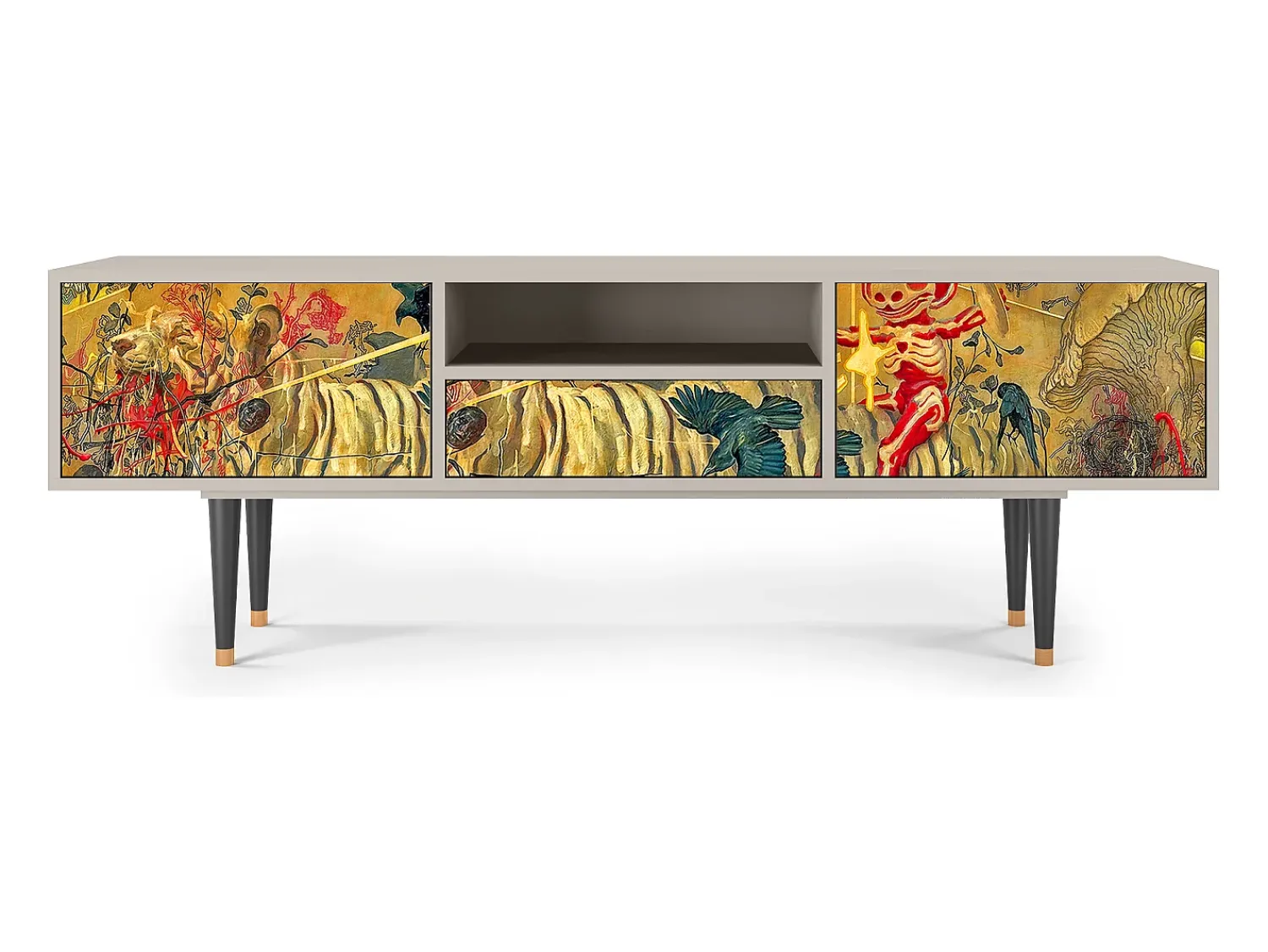 Sale Mueble de TV - 170х59х41 cm - T6 - Blood by James Jean, Areia Bege