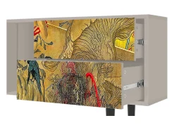 Móvel De Tv* Mueble de TV - 170х69х48 cm - T1 - Blood by James Jean, Areia Bege