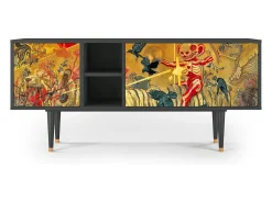 Mueble de TV - 150х69х41 cm - T5 - Blood by James Jean, Antracite^ Móvel De Tv