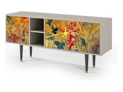 Discount Mueble de TV - 150х69х41 cm - T5 - Blood by James Jean, Areia Bege
