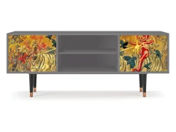 Mueble de TV - 170х69х48 cm - T2 - Blood by James Jean, Cinza Cinzento