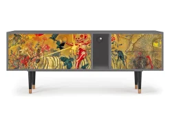 Mueble de TV - 170х69х48 cm - T1 - Blood by James Jean, Cinza^ Móvel De Tv