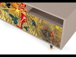 Mueble de TV - 125х56х41 cm - T7 - Blood by James Jean, Latte^ Móvel De Tv