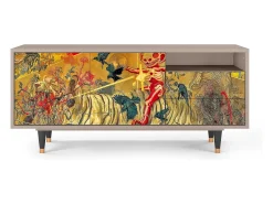 Mueble de TV - 125х56х41 cm - T7 - Blood by James Jean, Latte^ Móvel De Tv
