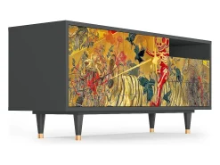 Best Mueble de TV - 125х56х41 cm - T7 - Blood by James Jean, Antracite Cinza antracite