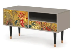 Mueble de TV - 115х59х48 cm - T3 - Blood by James Jean, Areia^ Móvel De Tv