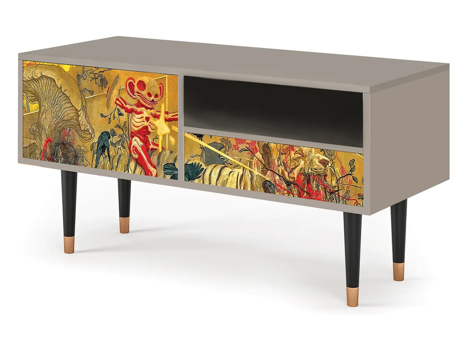 Mueble de TV - 115х59х48 cm - T3 - Blood by James Jean, Areia^ Móvel De Tv
