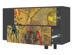 Mueble de TV - 170х69х48 cm - T1 - Blood by James Jean, Antracite^ Móvel De Tv