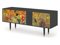 Mueble de TV - 170х69х48 cm - T1 - Blood by James Jean, Antracite^ Móvel De Tv