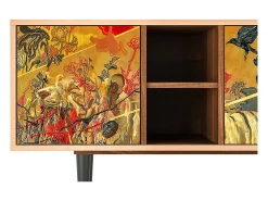 Móvel De Tv* Mueble de TV - 150х69х41 cm - T5 - Blood by James Jean, Nogueira Castanho