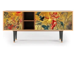 Móvel De Tv* Mueble de TV - 150х69х41 cm - T5 - Blood by James Jean, Nogueira Castanho