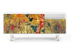 Mueble de TV - 125х56х41 cm - T7 - Blood by James Jean, Branco^ Móvel De Tv