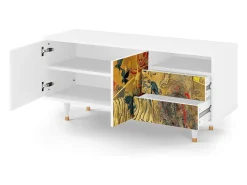 Mueble de TV - 125х56х41 cm - T7 - Blood by James Jean, Branco^ Móvel De Tv