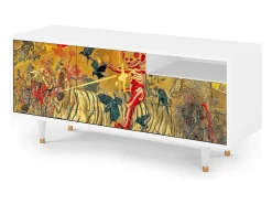 Mueble de TV - 125х56х41 cm - T7 - Blood by James Jean, Branco^ Móvel De Tv