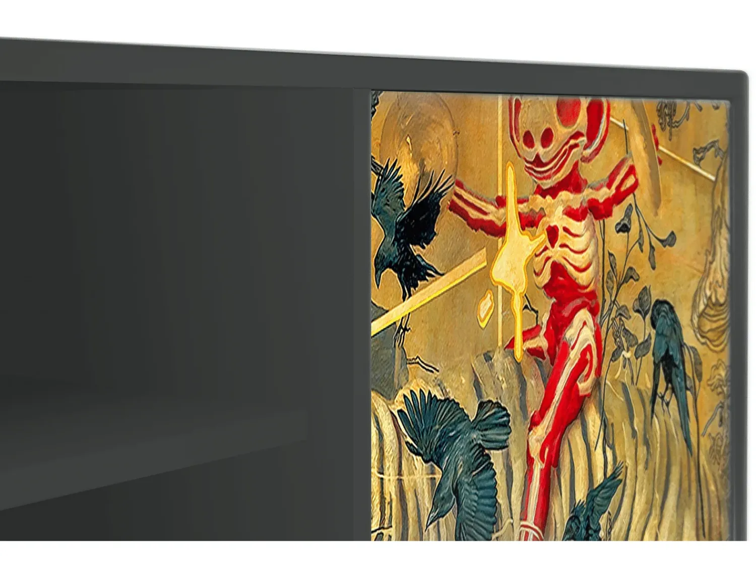 Outlet Mueble de TV - 170х69х48 cm - T2 - Blood by James Jean, Antracite Cinza antracite