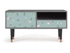 Discount Mueble de TV - 115х59х48 cm - T3 - Blue Drops, Areia Bege