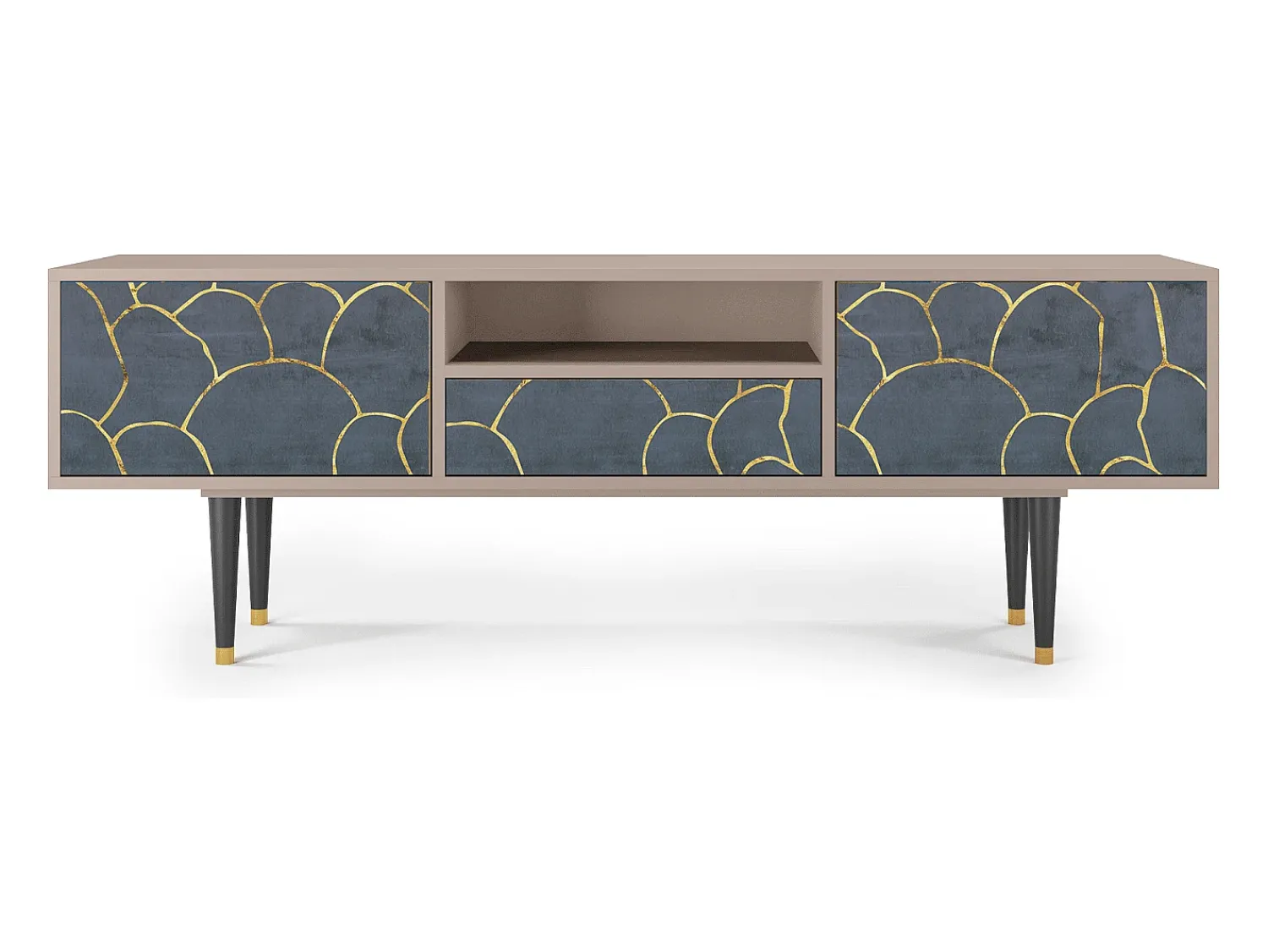Mueble de TV - 170х59х41 cm - T6 - Blue Lagoon, Latte^ Móvel De Tv