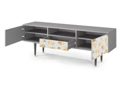 Mueble de TV - 170х59х41 cm - T6 - Blue Giraffe, Cinza^ Móvel De Tv