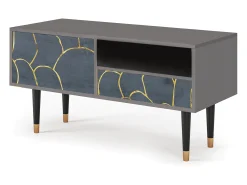 Mueble de TV - 115х59х48 cm - T3 - Blue Lagoon, Cinza^ Móvel De Tv