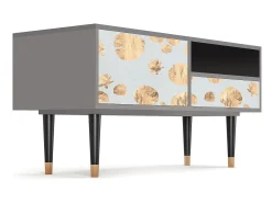 Móvel De Tv* Mueble de TV - 115х59х48 cm - T3 - Blue Giraffe, Cinza Cinzento