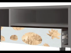 Móvel De Tv* Mueble de TV - 115х59х48 cm - T3 - Blue Giraffe, Cinza Cinzento