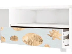 Clearance Mueble de TV - 115х59х48 cm - T3 - Blue Giraffe, Branco Bege