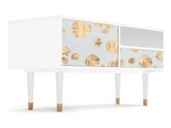 Clearance Mueble de TV - 115х59х48 cm - T3 - Blue Giraffe, Branco Bege