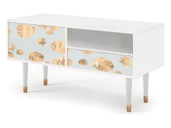 Clearance Mueble de TV - 115х59х48 cm - T3 - Blue Giraffe, Branco Bege