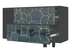 Clearance Mueble de TV - 170х69х48 cm - T1 - Blue Lagoon, Antracite Cinza antracite